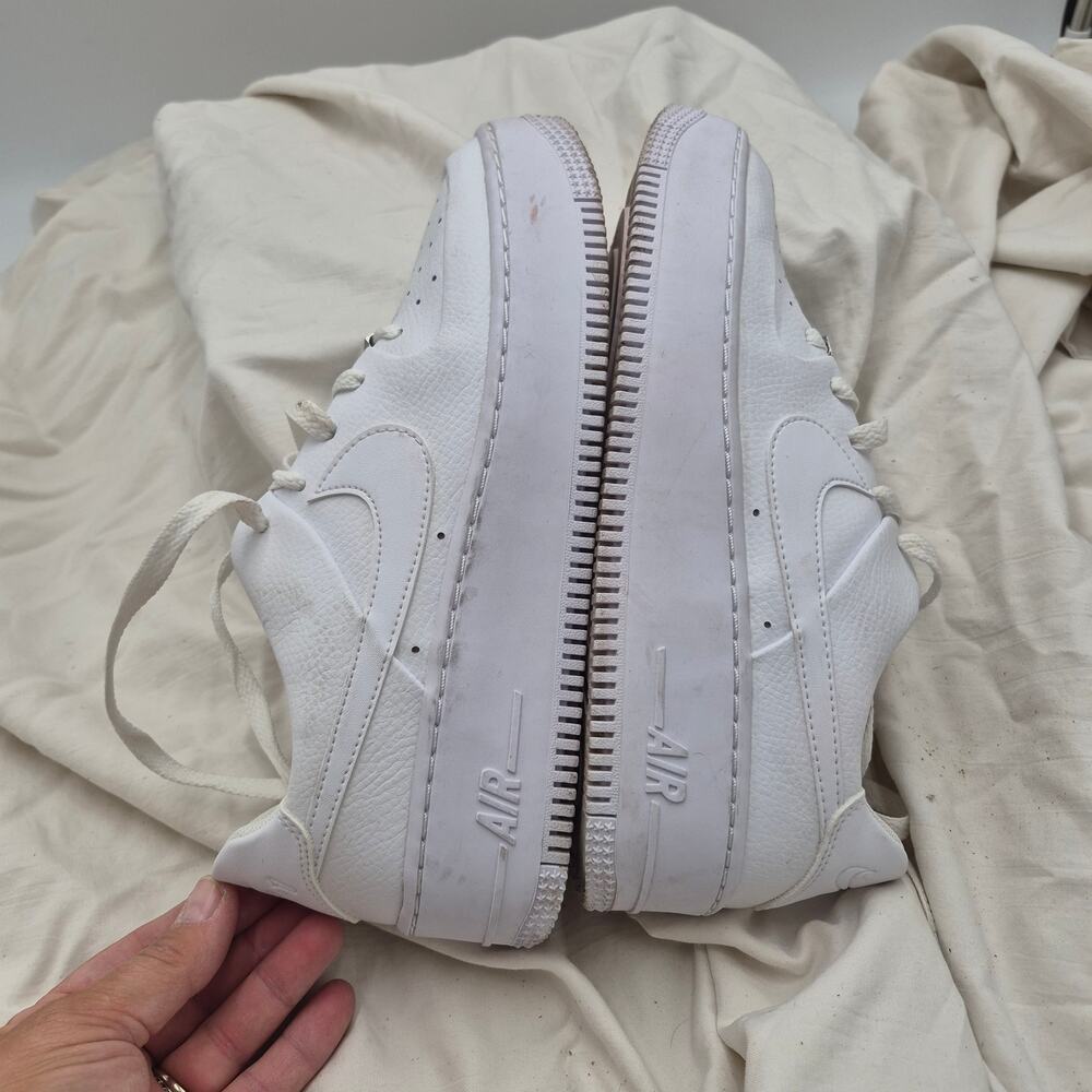 Nike Air Force 1 Sage Low platform sneakers White women's size 9